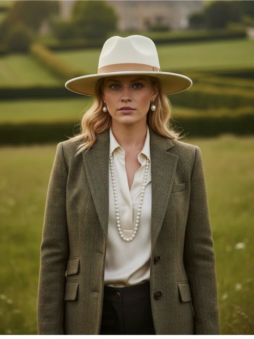 Lack of Color The Fader Wool Fedora in Ivory size Large